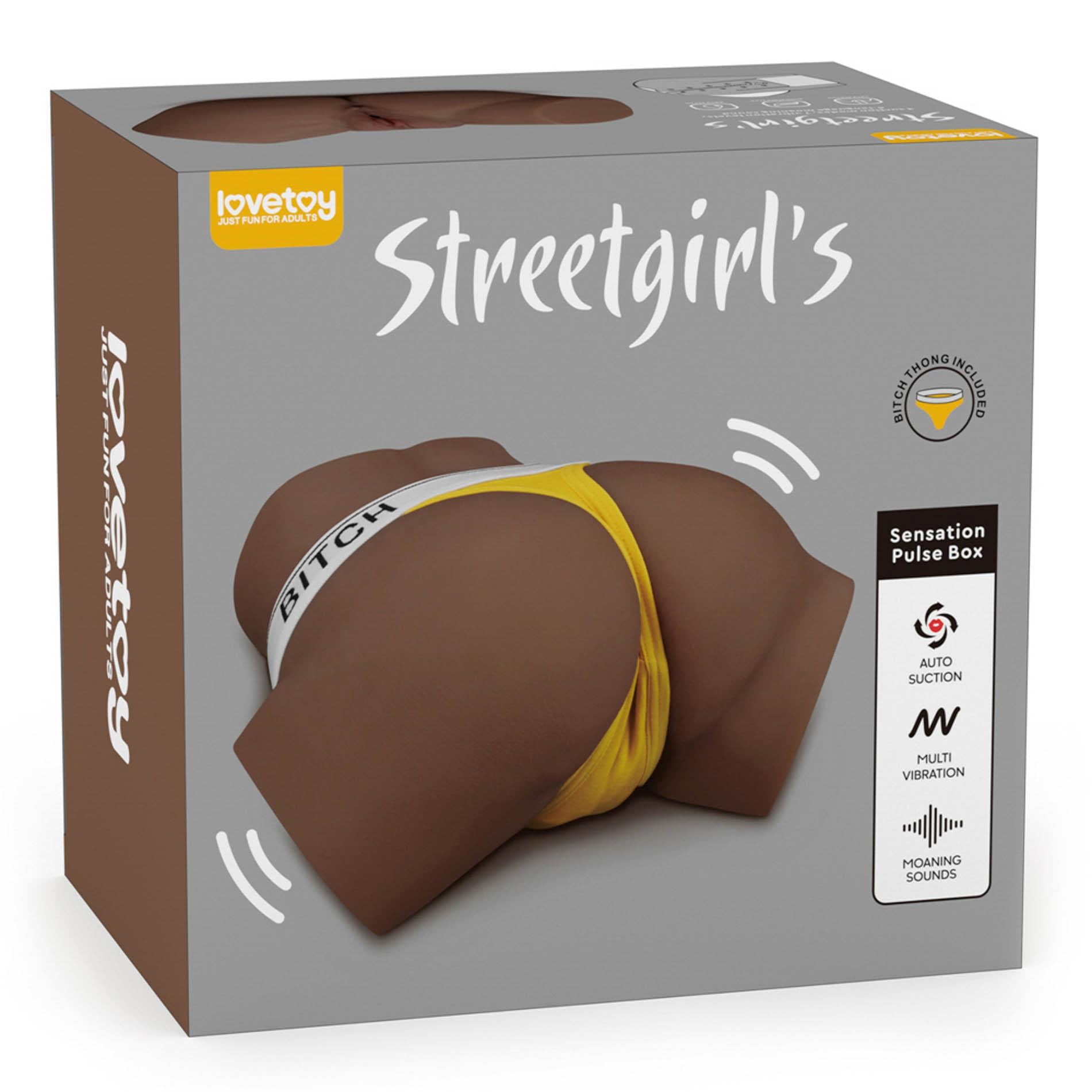 Мастурбатор LoveToy Streetgirl's 12 Sensation Pulse Black