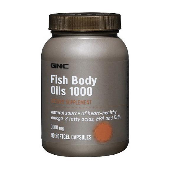Омега 3 GNC Fish Body Oils 1000 mg 90 Caps