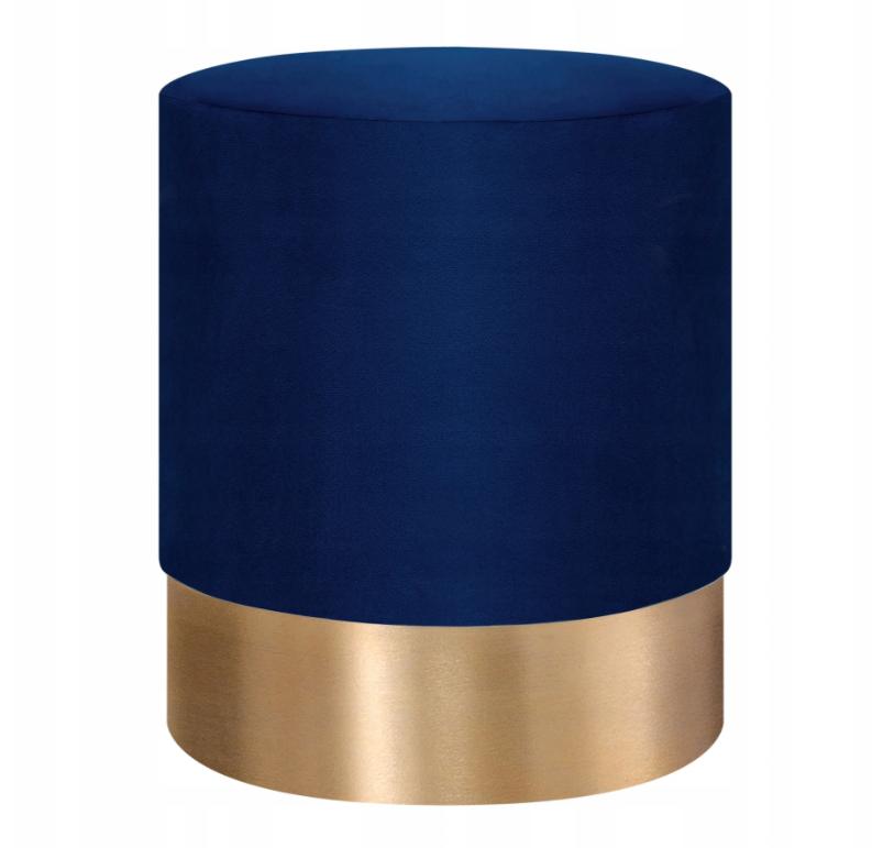 Пуфик Alegro Homla Темно-синий/Золотой (MR42980)