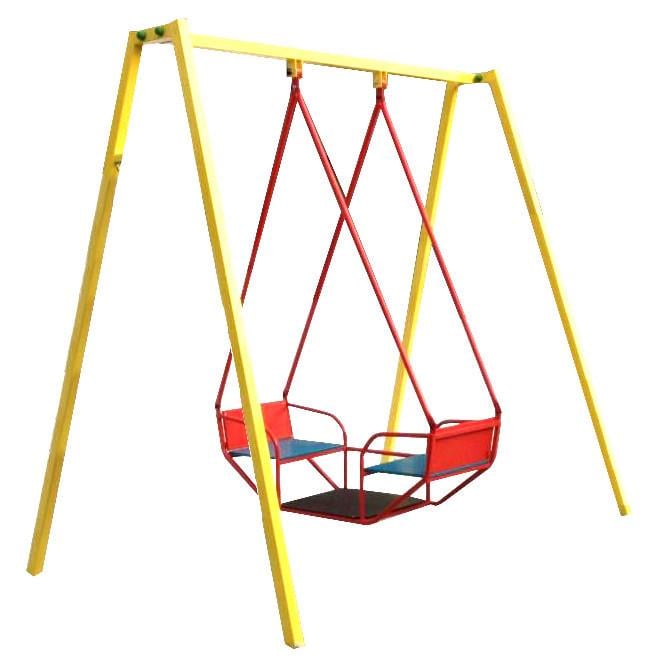 Гойдалки на підшипниках двомісні Жовтий (722/кл)