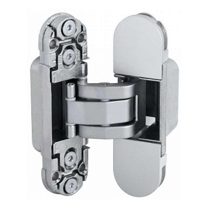 Петля скрытая AGB Eclipse 2.0 110x30 мм с колпачками Хром матовый (E30200.03.34 Kit) - фото 3 Петля скрытая AGB Eclipse 2.0 110x30 мм с колпачками Хром матовый (E30200.03.34 Kit) - фото 3