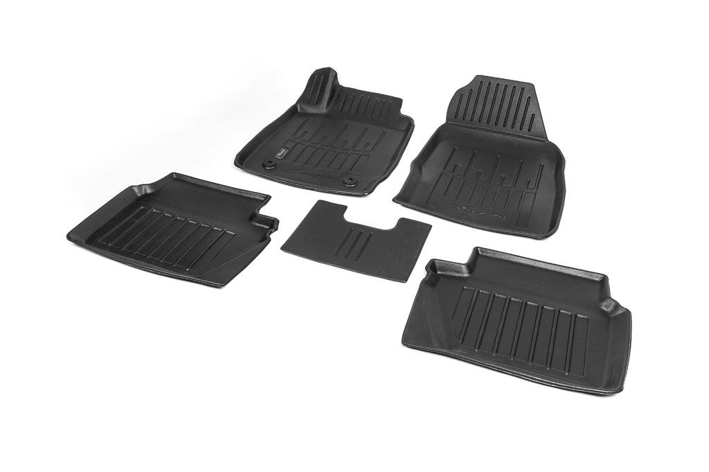 Килимки автомобільні Stingray 3D для Ford Fiesta 2008-2017 р поліуретан 5 шт. (85584)