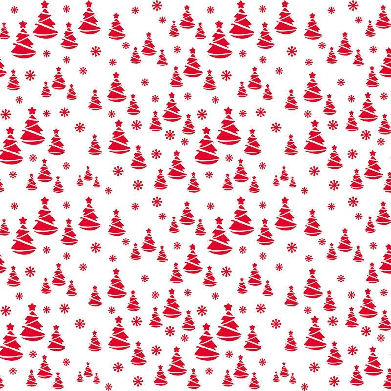 Бумага подарочная мелованная LOVE&HOME Елки красные 70 г/м2 0,7х2 м Белый (1PAPPR08)