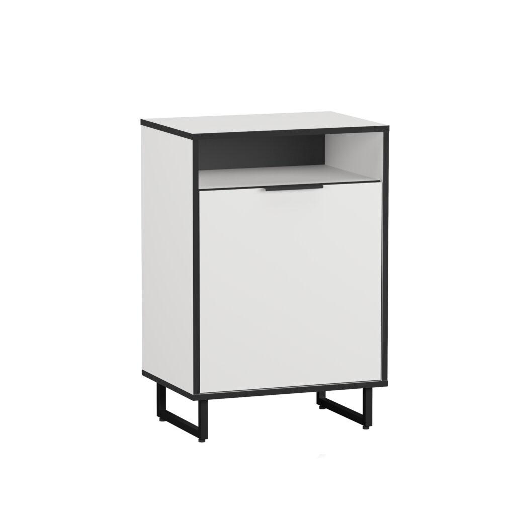 Тумба для обуви Moreli F-0003 70x28x92 см Белый (25680334) Тумба для обуви Moreli F-0003 70x28x92 см Белый (25680334)
