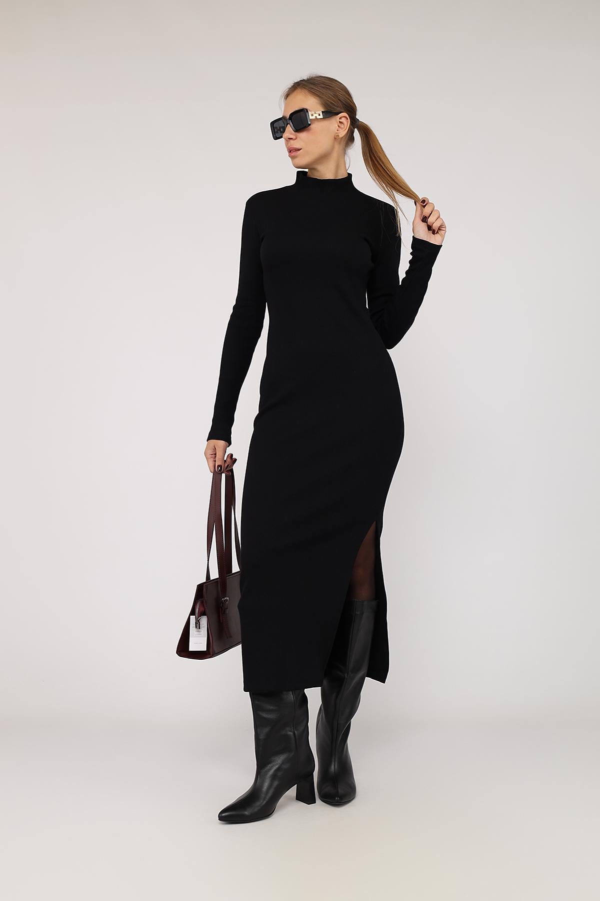 Платье футляр женское Yuki ЦБ-00284464 р. 46 Черный (SKT001085344)