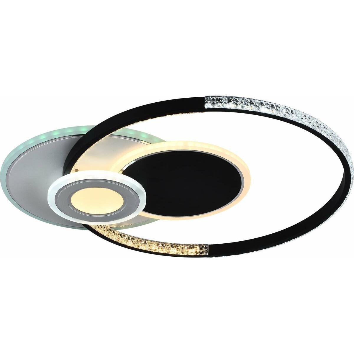 Люстра светодиодная акриловая C7117/550 WH/BK RGB 96W/8W (SP000035235) Люстра светодиодная акриловая C7117/550 WH/BK RGB 96W/8W (SP000035235)