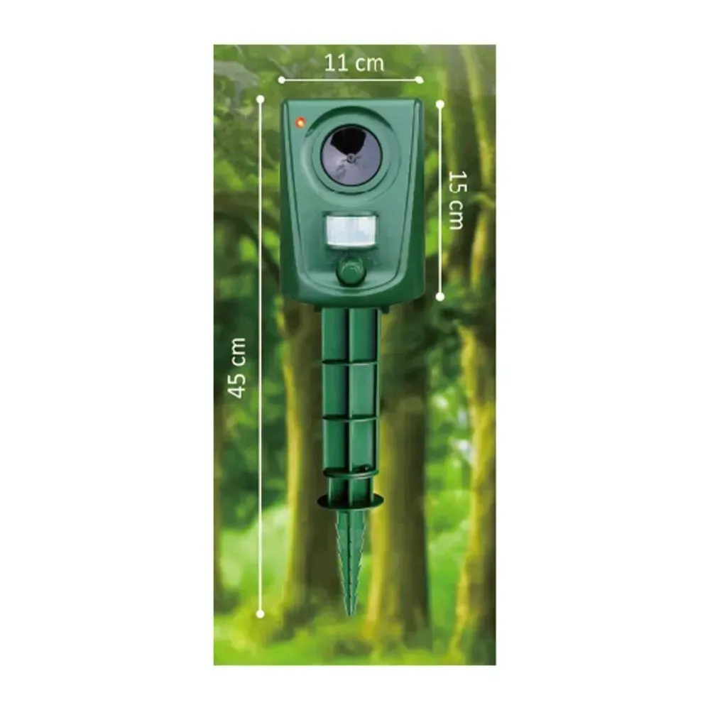 Відлякувач тварин ультразвуковий Bass Polska BH 60110 з інфрачервоним датчиком Зелений - фото 8 Відлякувач тварин ультразвуковий Bass Polska BH 60110 з інфрачервоним датчиком Зелений - фото 8