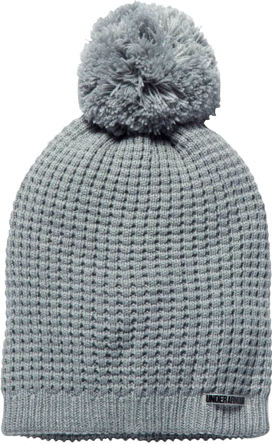 Шапка женская Favorite Waffle Pom Beanie UNI Серый (190510577670)