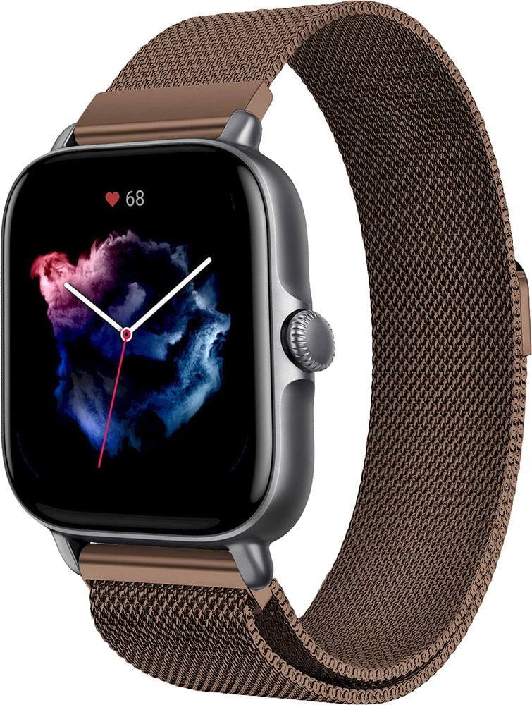 Ремінець Міланська Петля Milano для Amazfit GTS 3 Brown (25321-30)