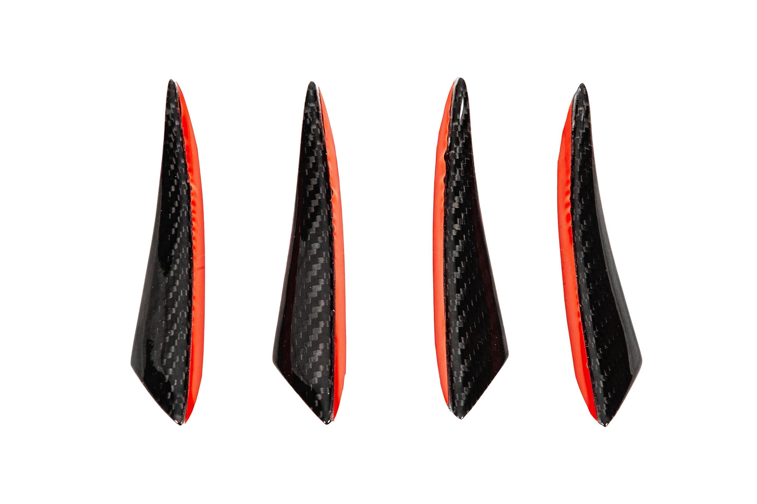 Вставки в передний бампер DDCarbon для Mercedes S-class C217 Coupe 2014-2020 гг. натуральный карбон (187870)