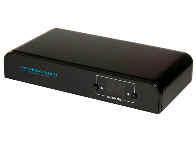 Удлинитель линии HDMI по одной коаксиальной линии RG6/RG7/RG11 + каскадирование сигнала до 700 м (LKV379)