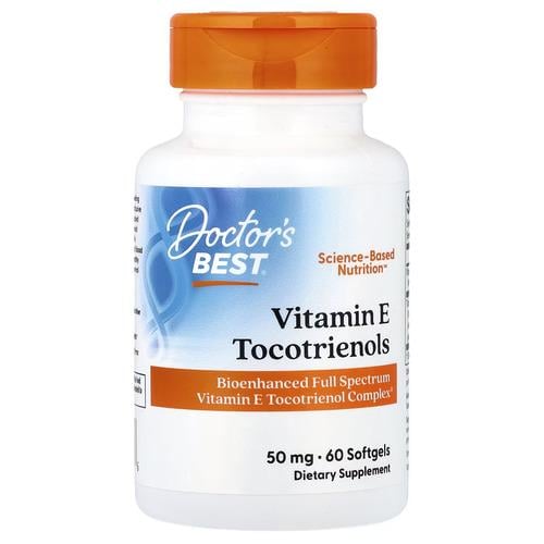 Витамин Е Doctor's Best Vitamin E Tocotrienols 60 Softgels (DRB-00216)