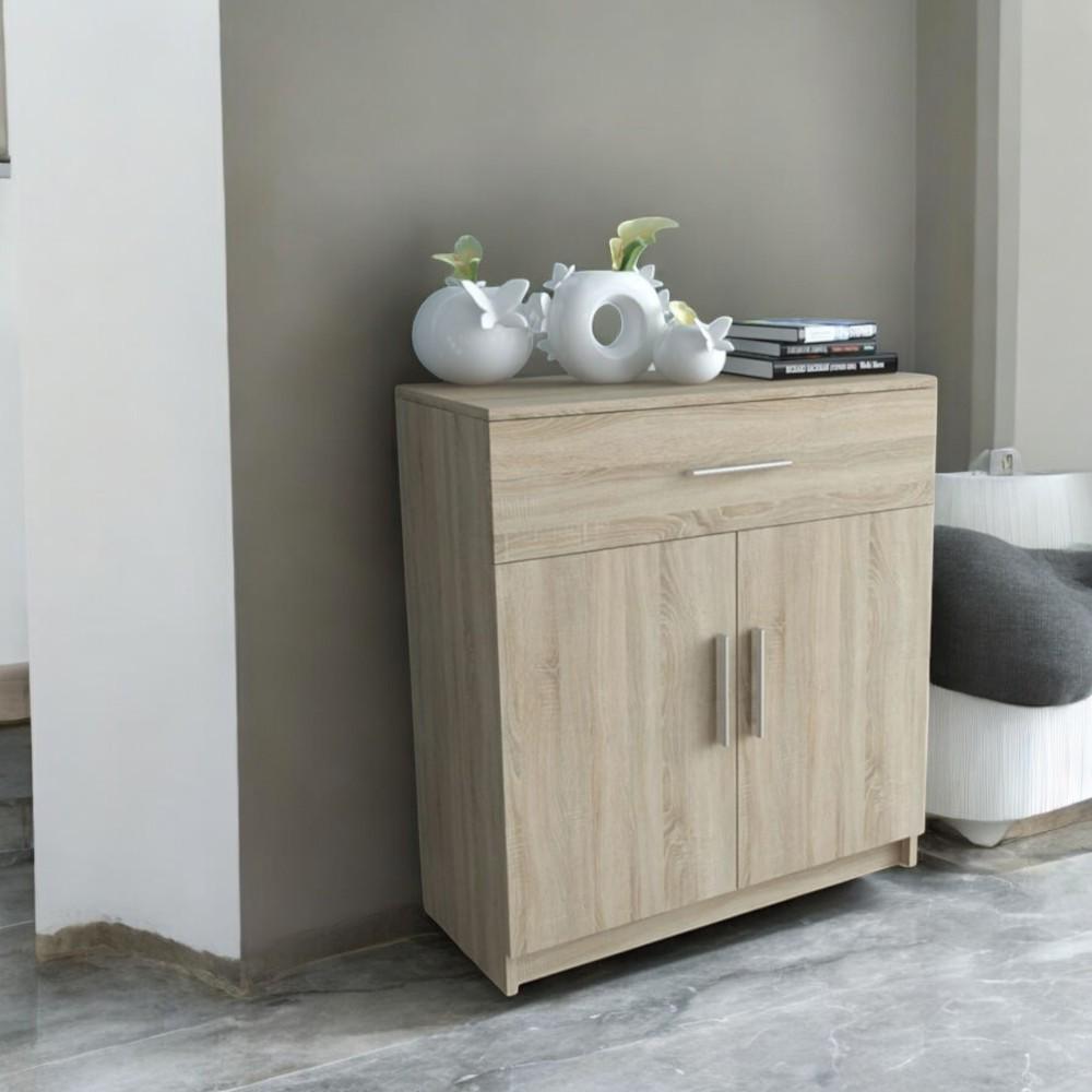 Комод для речей з 1 шухлядою та 2 дверцятами Дуб Сонома (Р92б) - фото 2 Комод для речей з 1 шухлядою та 2 дверцятами Дуб Сонома (Р92б) - фото 2