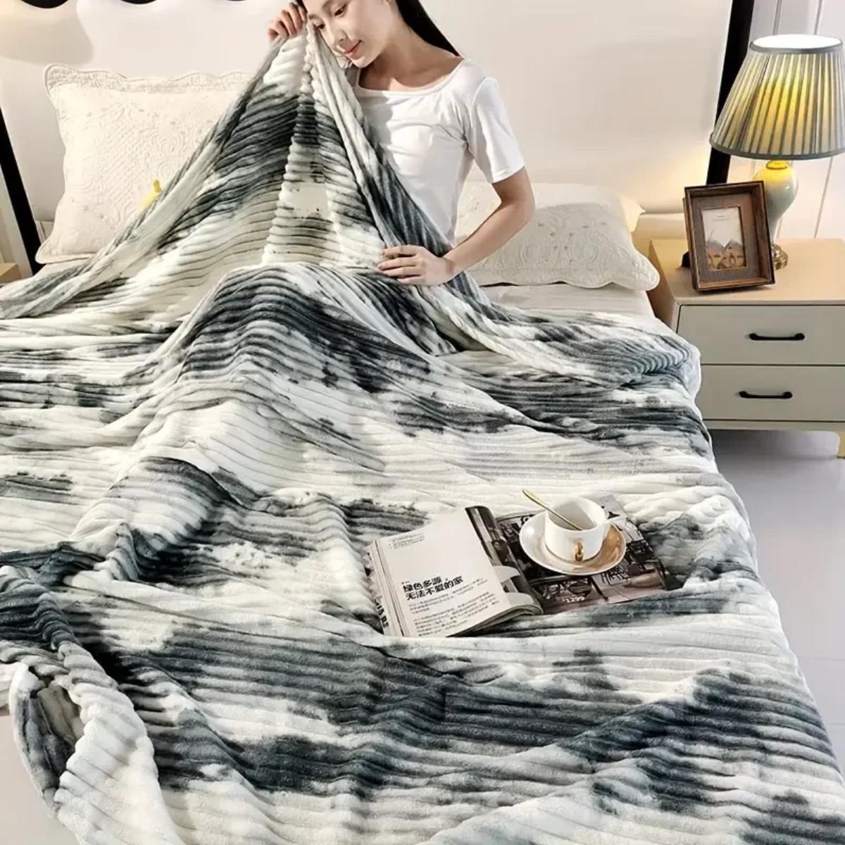 Плед Koloco Шарпей мармуровий євро 200х230 см Сірий (41812) - фото 2 Плед Koloco Шарпей мармуровий євро 200х230 см Сірий (41812) - фото 2