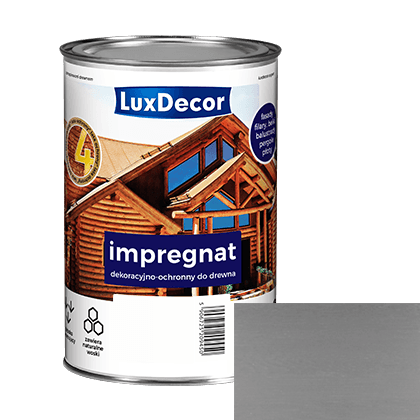 Импрегнат LuxDecor декоративно-защитный 1 л Серый мат