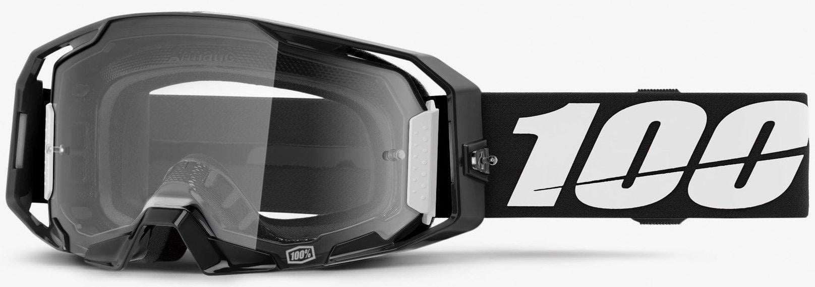 Мотоокуляри 100% ARMATIC Goggle Black/Clear Lens (39555)
