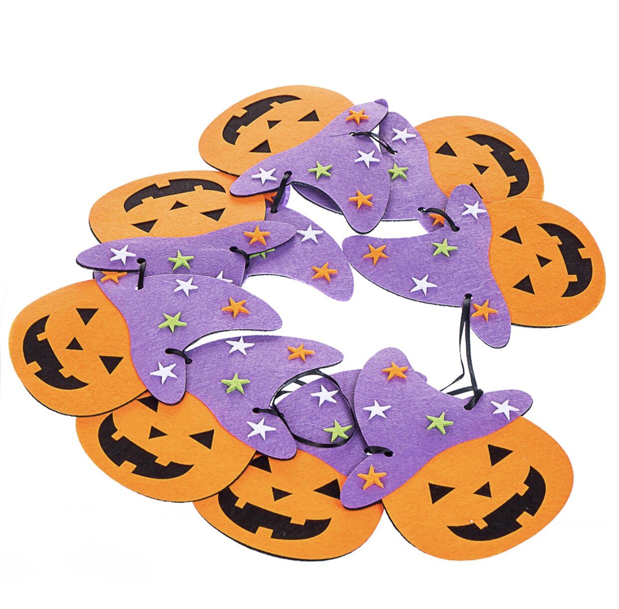 Гирлянда-подвеска на Хэллоуин Тыквы декоративная (1356208) Гирлянда-подвеска на Хэллоуин Тыквы декоративная (1356208)