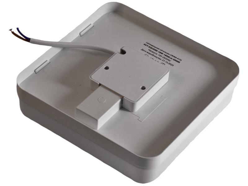 Светильник светодиодный накладной AVT DownLight ЖКХ CRONA квадратный 18 Вт 5000К (25232232) - фото 2 Светильник светодиодный накладной AVT DownLight ЖКХ CRONA квадратный 18 Вт 5000К (25232232) - фото 2