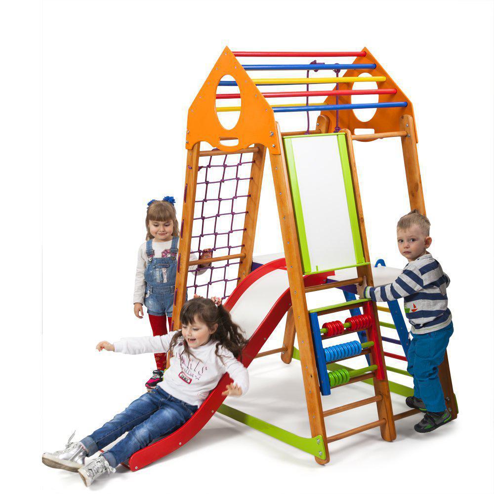 Детский спортивный комплекс SportBaby BambinoWood Plus 3 (BambinoWood-Plus-3-4)