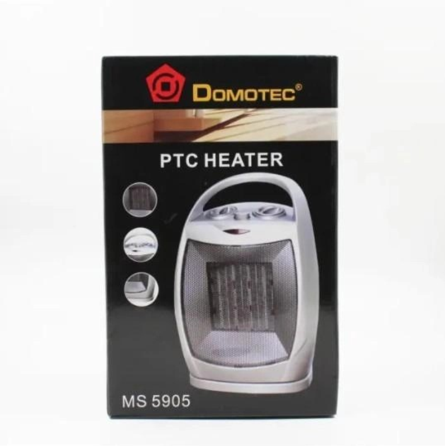 Тепловентилятор Heater MS 5905 із гарячим повітрям - фото 2