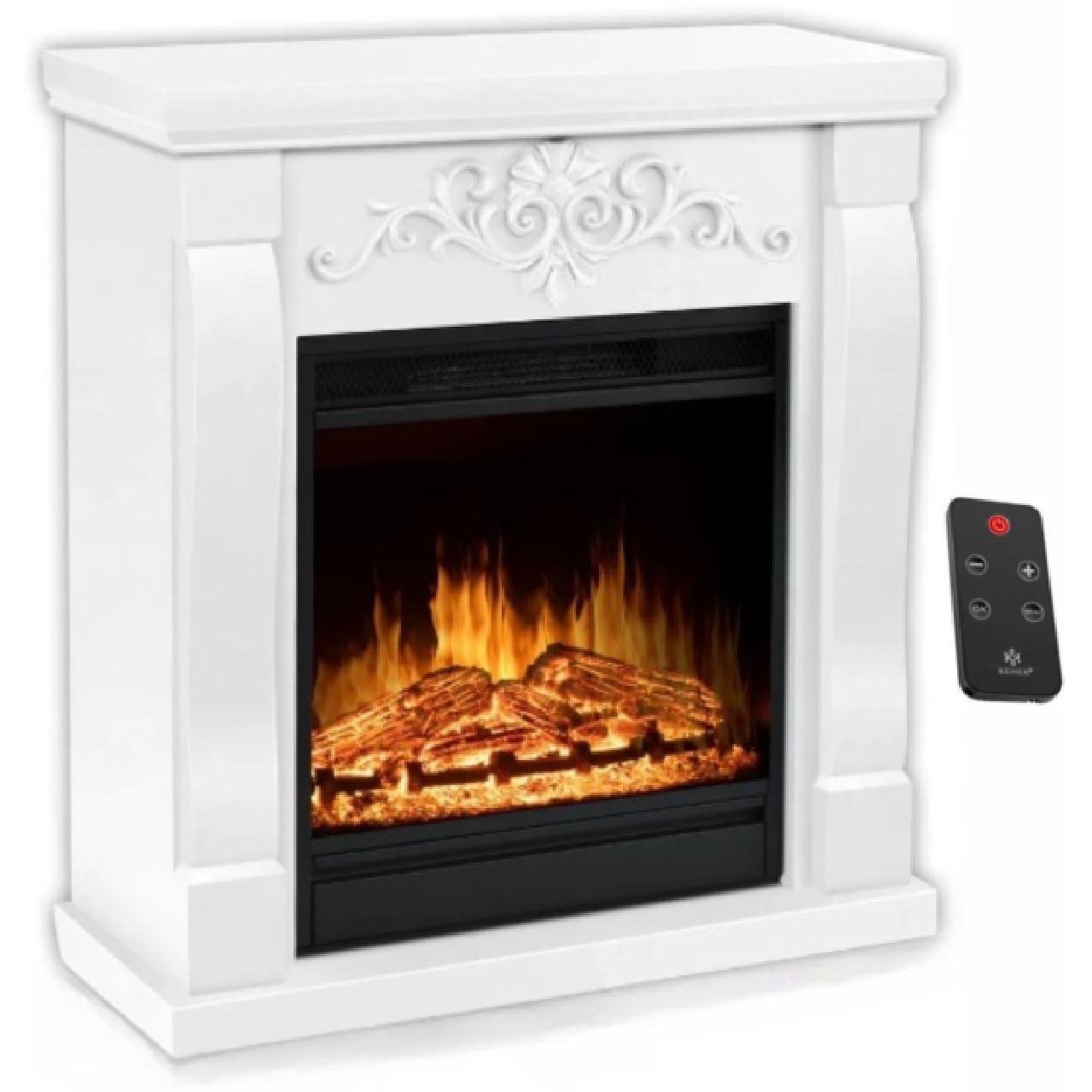 Камін електричний KESSER 67,5x60x22,5 см Білий
