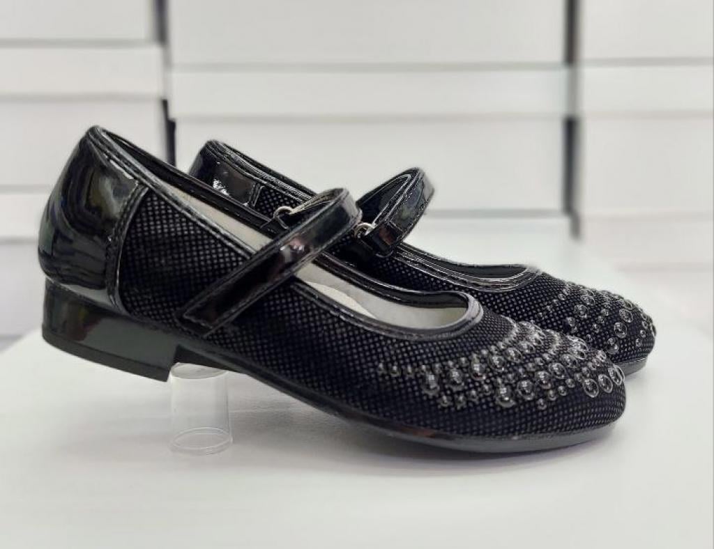 Туфли для девочек 5805 г. 28 Черный