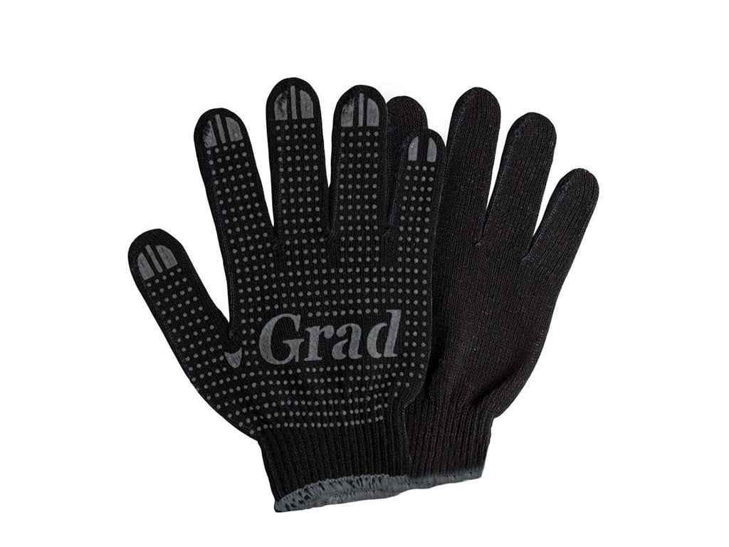 Перчатки рабочие Grad Лайт с ПВХ точкой р. 10 Черный (939470)