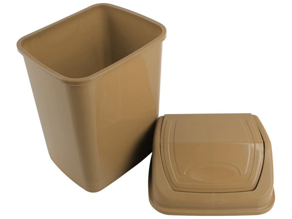 Мусорное ведро с поворотной крышкой Консенсус 8,5 л Бежевый (MCS-BK007-1) Мусорное ведро с поворотной крышкой Консенсус 8,5 л Бежевый (MCS-BK007-1)