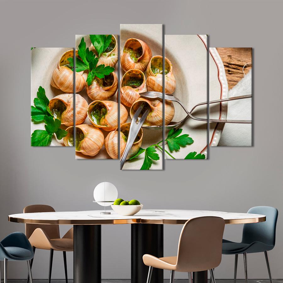 Настенний декор Блюдо из улиток Эскарго 187x119 см (A421-5)