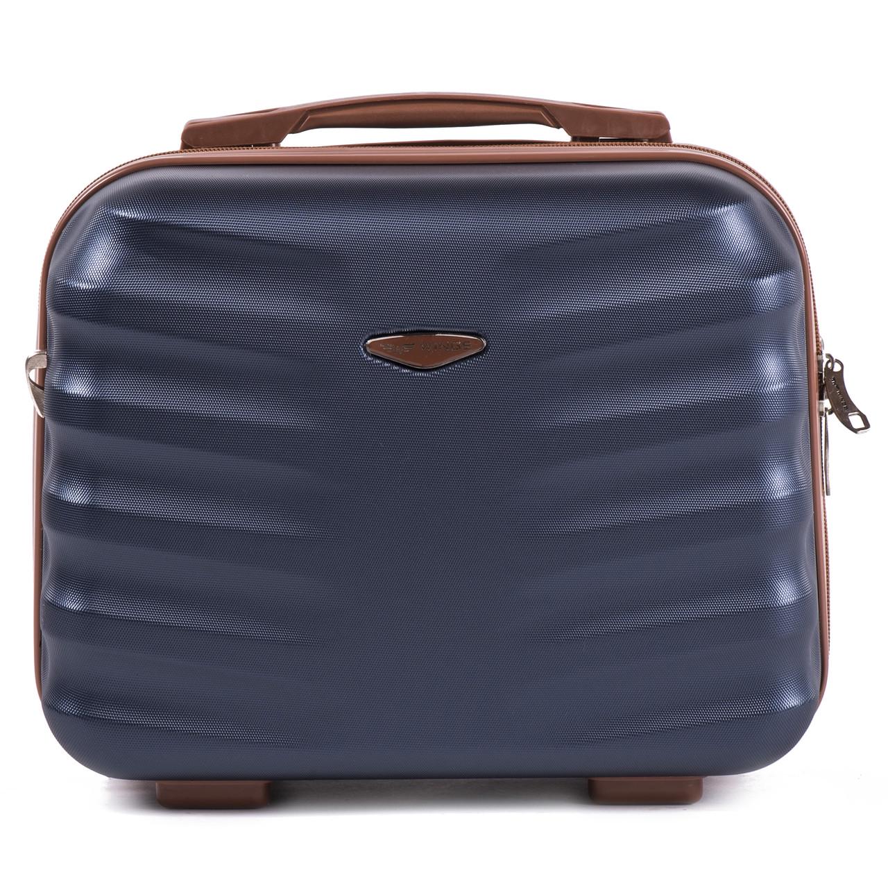 Бьюти-кейс пластиковый Wings 402 Синий