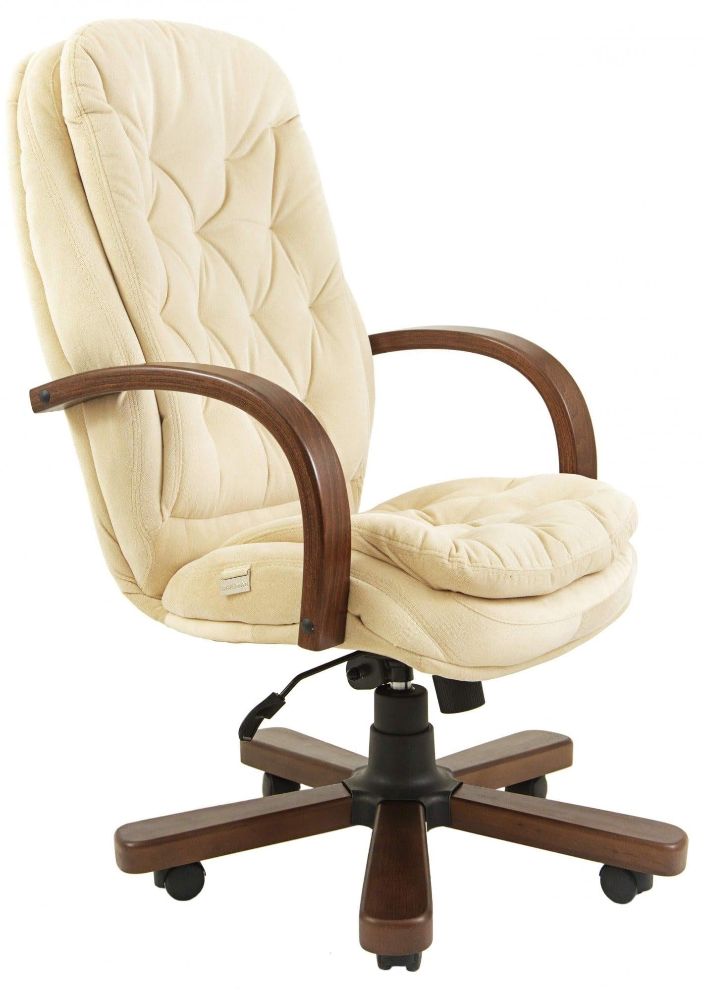 Офисное кресло руководителя Richman Венеция Мисти Wood M1 Tilt Бежевый (6013ee2dee03ef61f515ddcd)