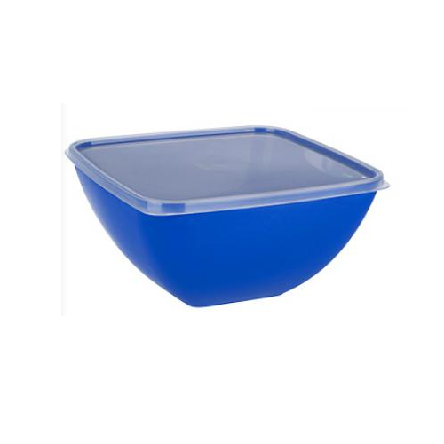 Миска-салатница Stenson PT-83191 с пластиковой крышкой 3 л (556635)