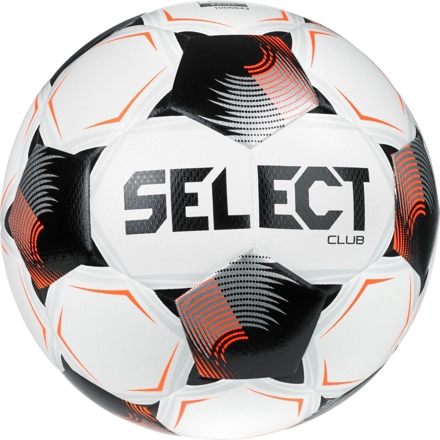 Футбольный мяч Select CLUB DB (FIFA BASIC) V26 бело-оранжево-серебряный Размер 5 086413-012