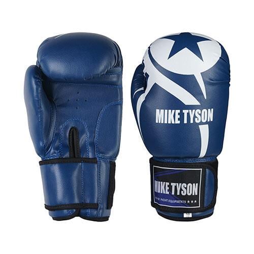 Перчатки боксерские Mike Tyson PVC 8oz Синий (MT1707/82-5326) Перчатки боксерские Mike Tyson PVC 8oz Синий (MT1707/82-5326)