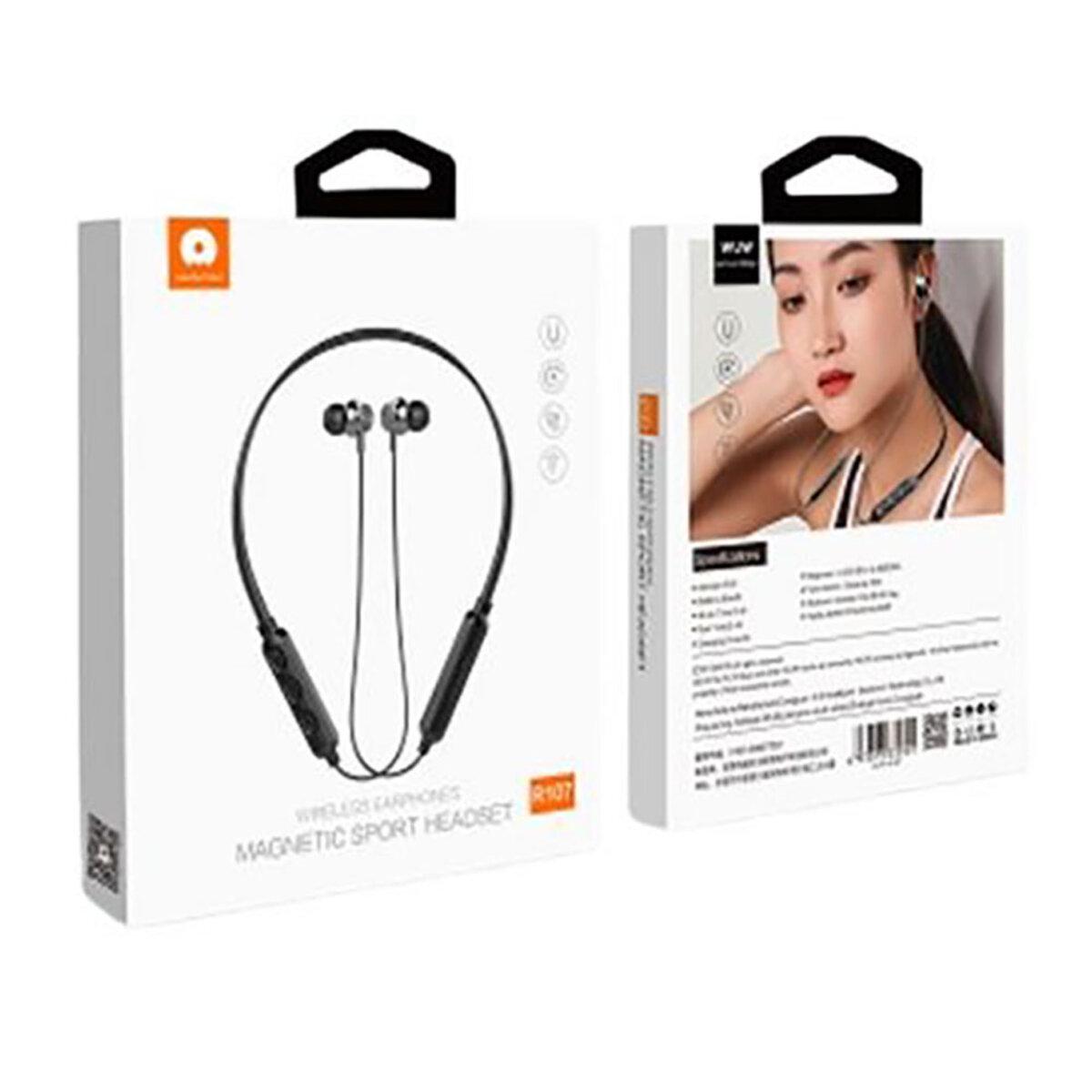 Навушники бездротові WUW R107 BT5.0 110 mAh Black (R107) - фото 2 Навушники бездротові WUW R107 BT5.0 110 mAh Black (R107) - фото 2