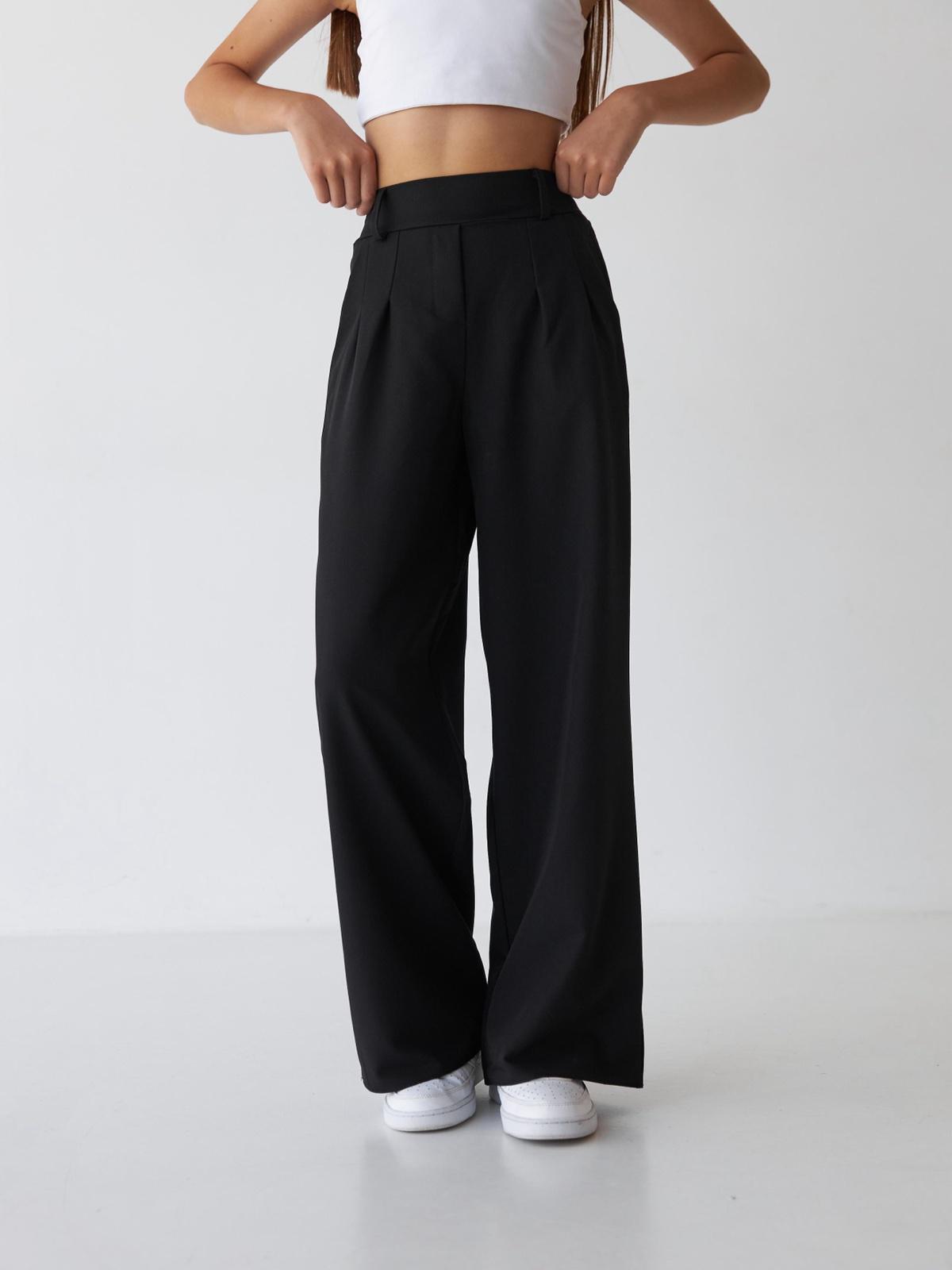 Брюки школьные для девочки Valza 3411 140 см Черный Брюки школьные для девочки Valza 3411 140 см Черный