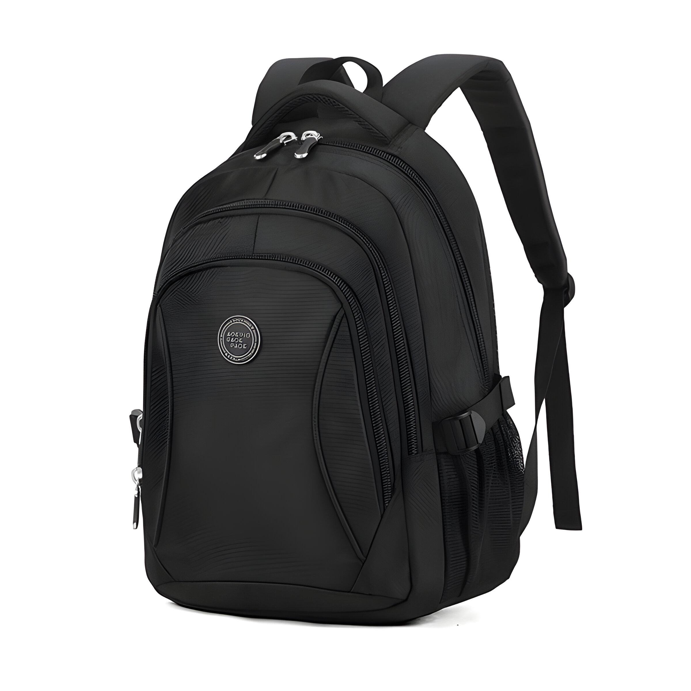 Рюкзак Justpack универсальный c ортопедической спинкой 26х42х18 см Черный (8853) - фото 2