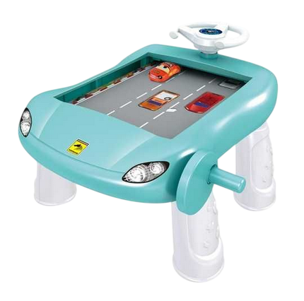 Игра тренажер Автогонки 2 цвета/музыка на батарейках (3688)