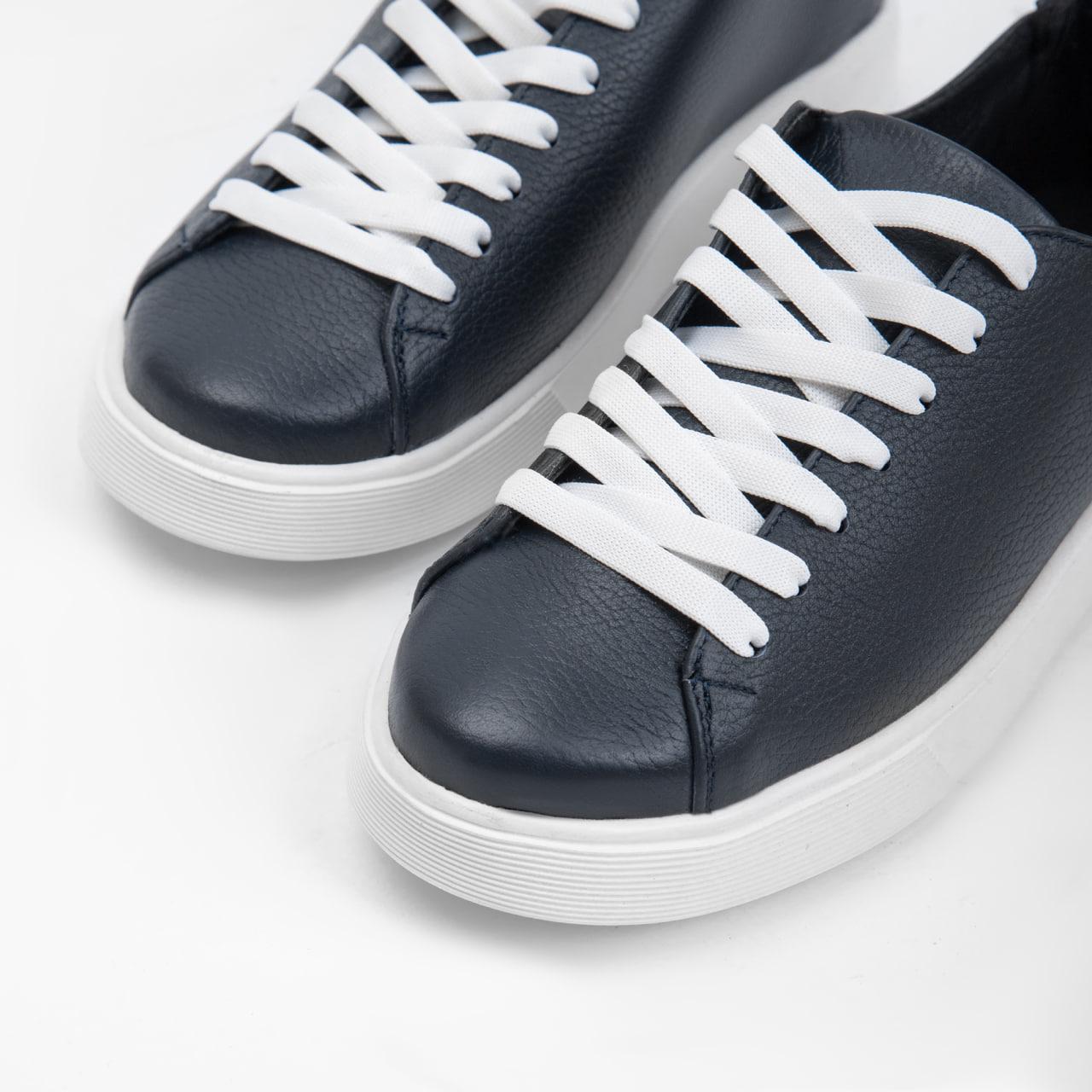 Кроссовки женские повседневные Kindzer LUX 1202 из натуральной кожи р. 40 Синий (120240) - фото 7