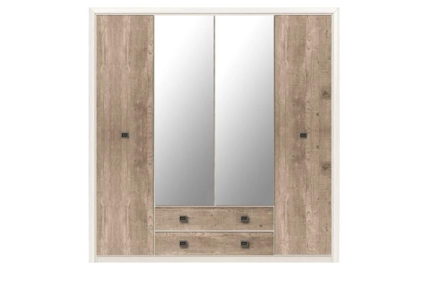 Шкаф Gerbor Holding Коен 2 SZF4D2S Сосна каньон/Дуб корабельный