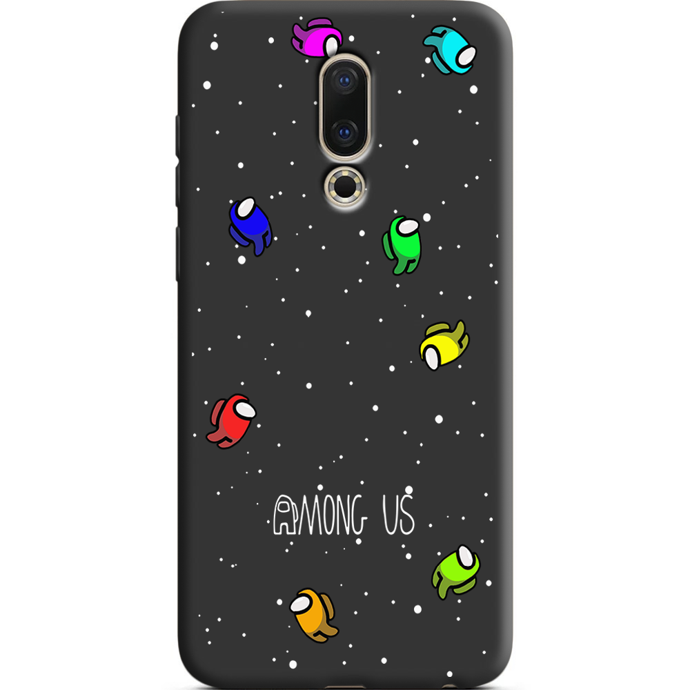 Чехол BoxFace Meizu 16 / 16X Among Us Invisible Черный силикон (35176-bk76-38941)
