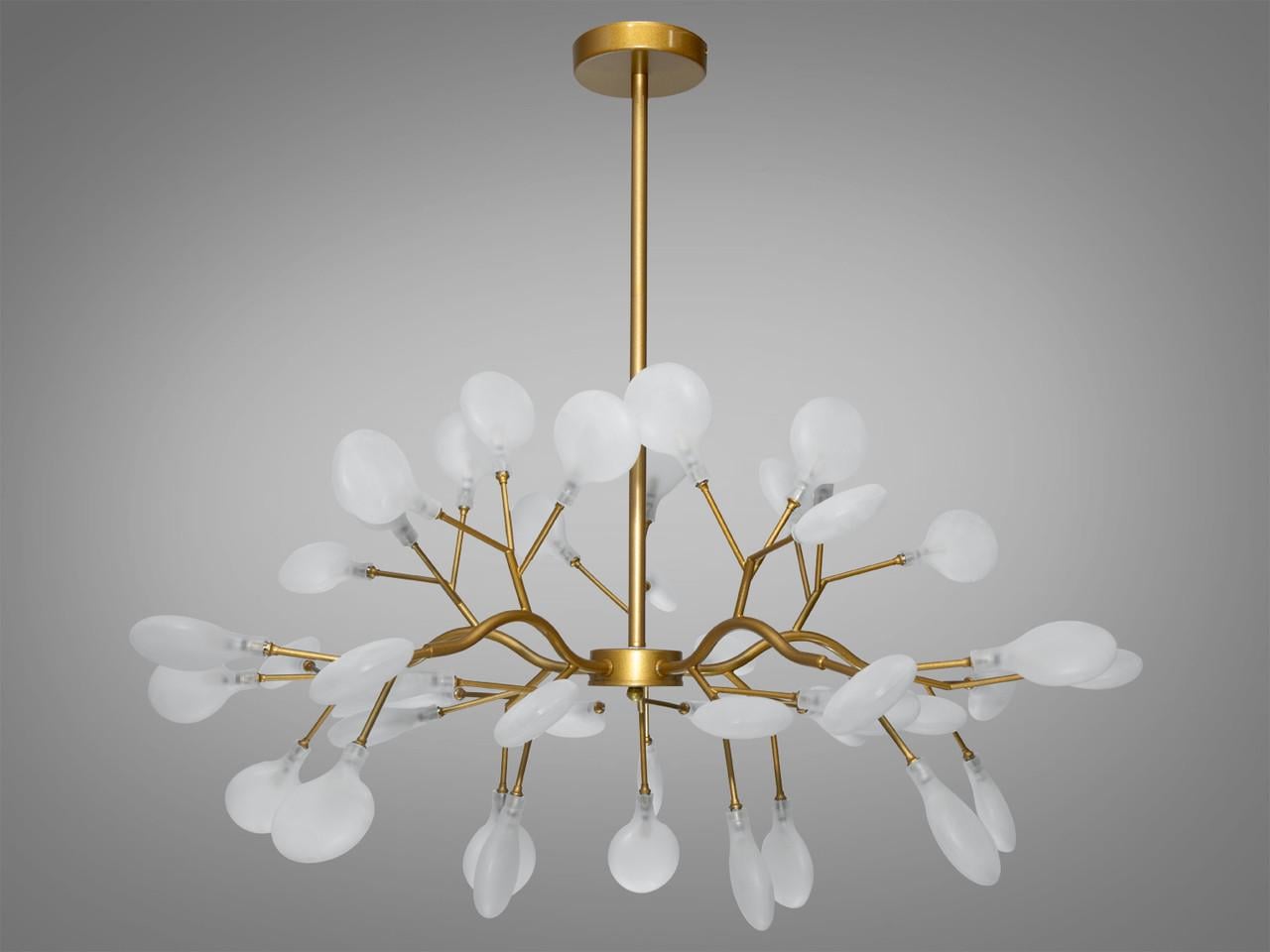 Люстра Світлячок 886-45A GD 45 ламп Золотий Сатин (31424434)