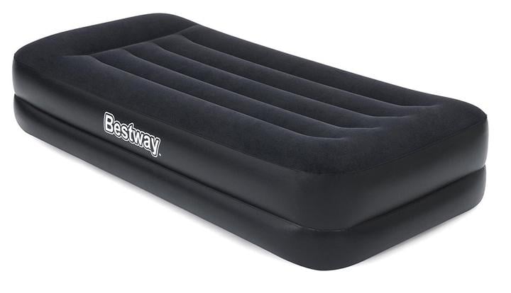Надувной матрас с электронасосом и подголовником Bestway 191х99х46 см Черный (67401)
