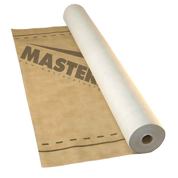 Подкровельная супердиффузионная мембрана Mastermax 3 Classic трехслойная гидроизоляционная 135 г/м2 рулон 75 м2 (15058)