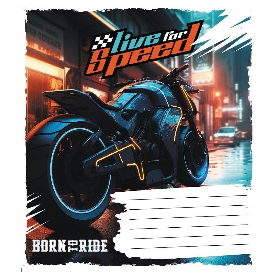 Шкільний зошит Життя на швидкості 024-550283K-1 в клітинку 24 аркуші (RLT55272)