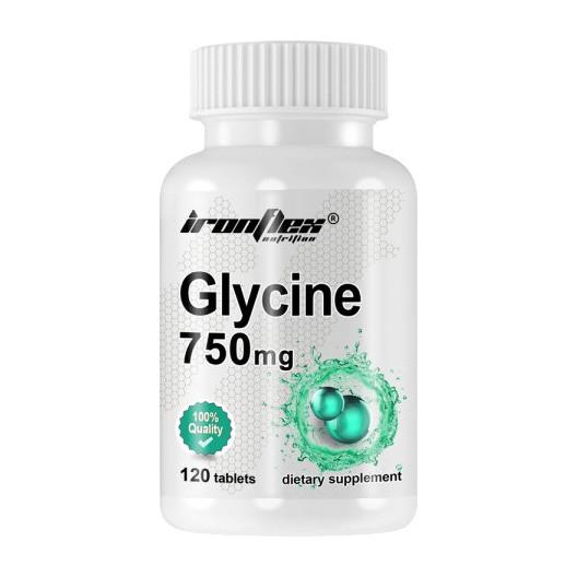 Гліцин IronFlex Glycine 750 mg 120 капс. (22411-01)