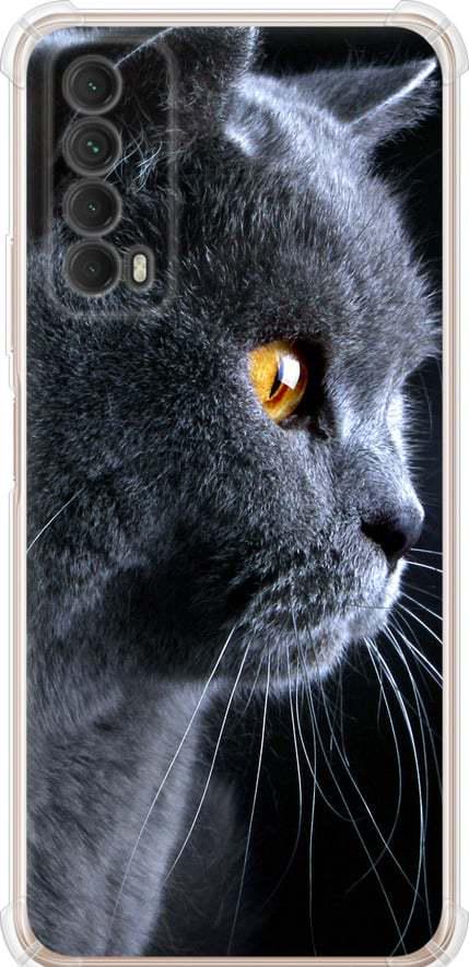 Чехол на Huawei P Smart 2021 Красивый кот (3038sp-2100-42517)