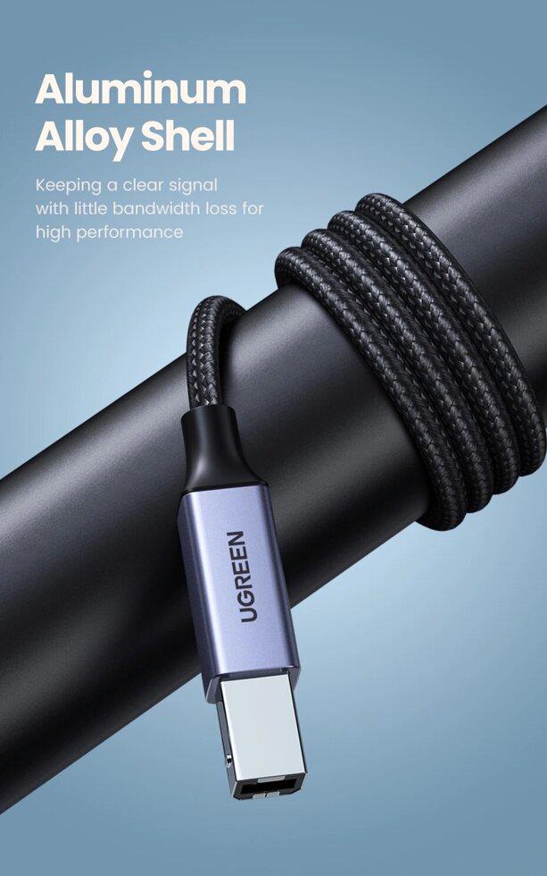 Кабель UGREEN US369 Printer USB to USB type B USB 1 м Black (80801) - фото 8