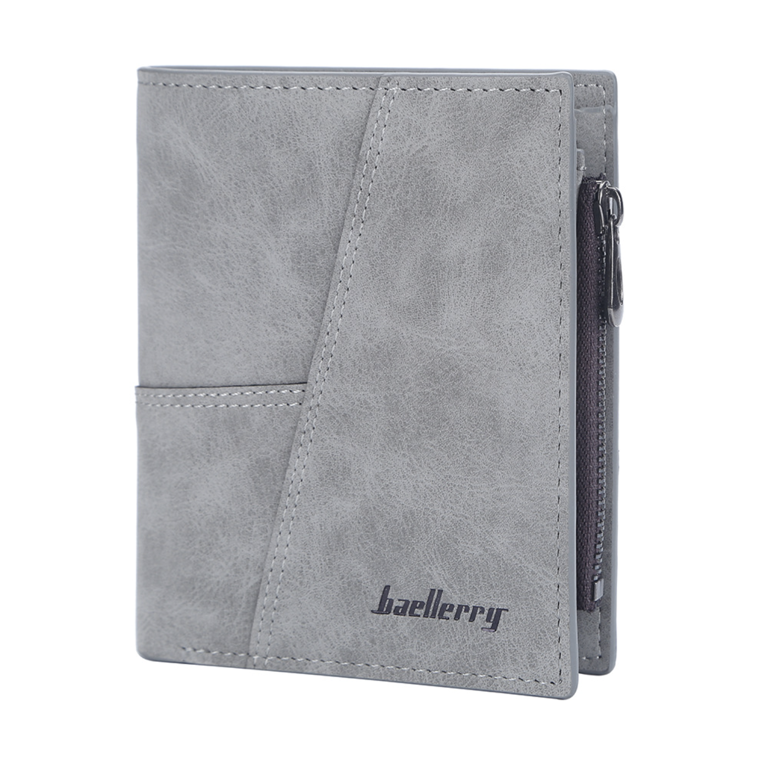 Кошелек вертикальный с монетницей Baellerry Серый (w022-4) Кошелек вертикальный с монетницей Baellerry Серый (w022-4)