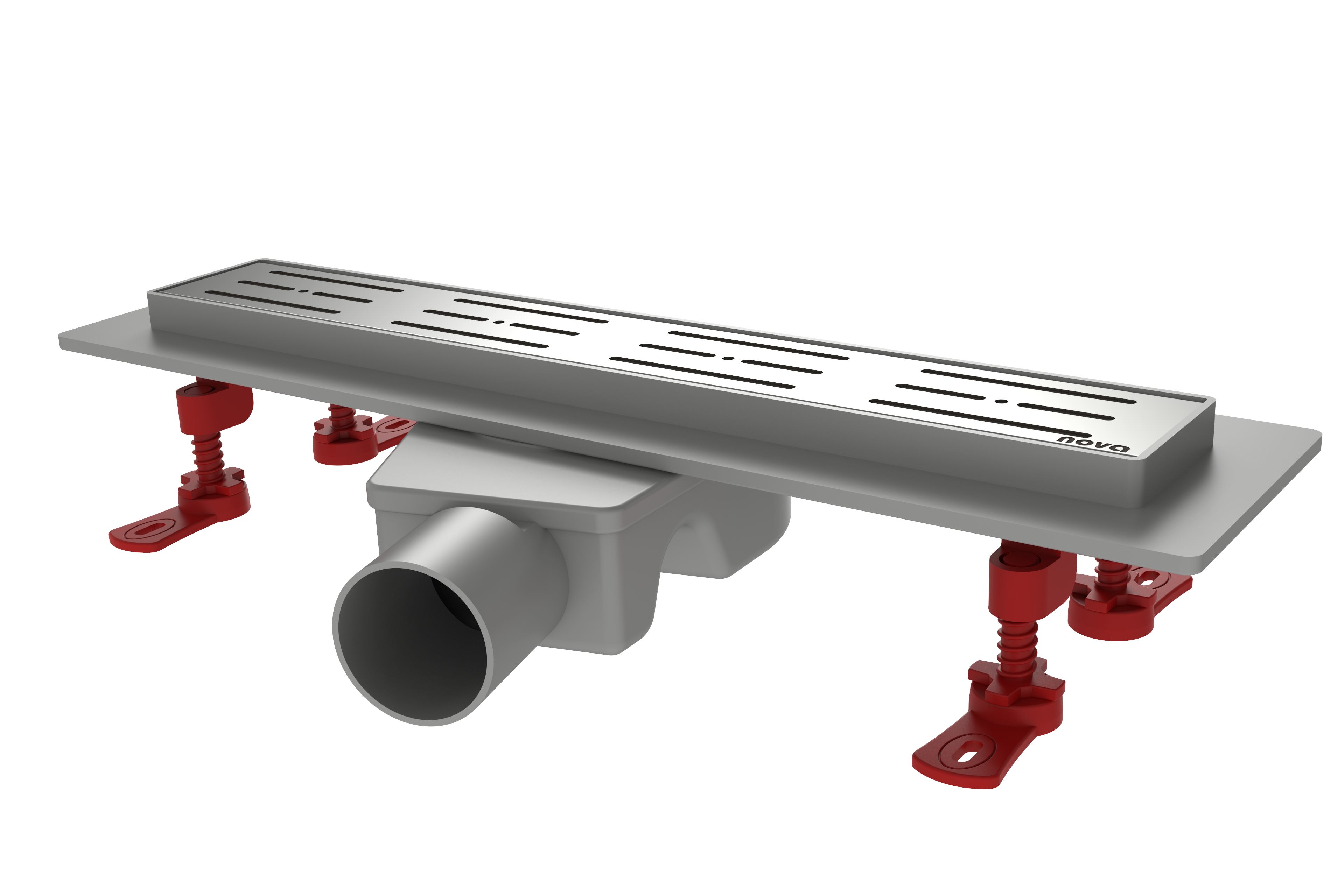 Душевой канал с площадкой под плитку выход в канализацию 360° 70 см 50 мм (5670N)